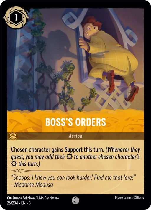 Boss’s Orders (25/204) [Into the Inklands] - Lorcana Single