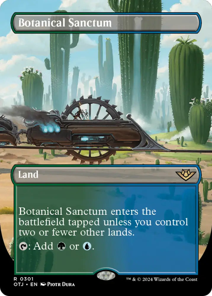 Botanical Sanctum (Borderless) [Outlaws of Thunder Junction] - MTG Single