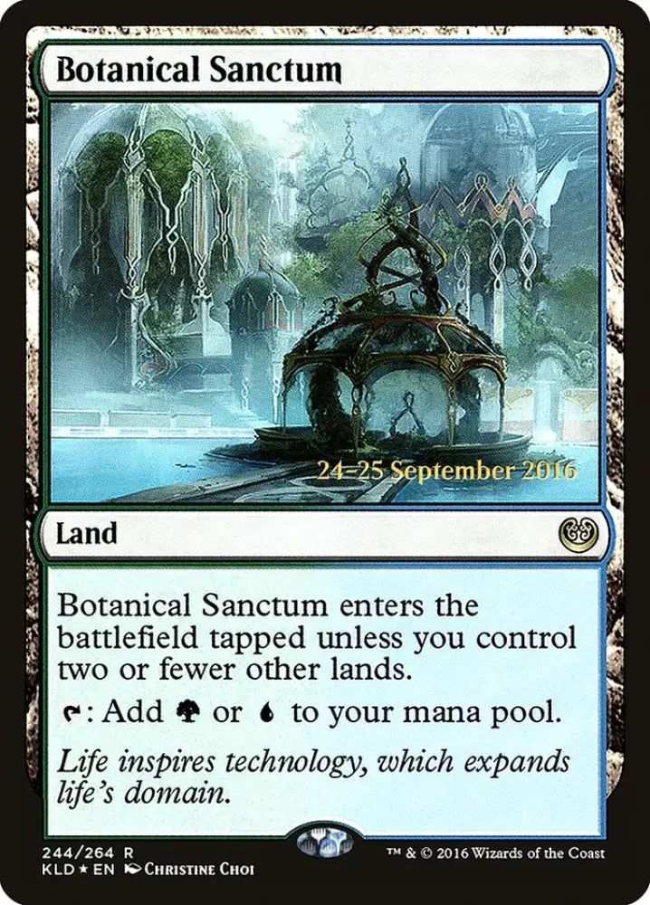 Botanical Sanctum [Kaladesh Prerelease Promos] - MTG Single