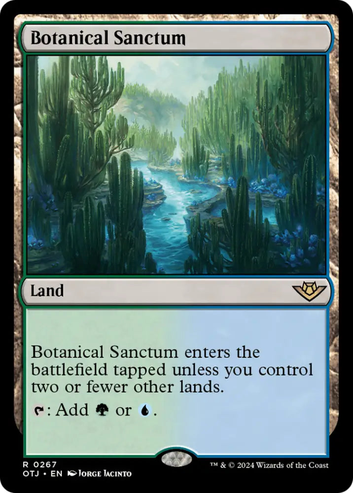 Botanical Sanctum [Outlaws of Thunder Junction] - MTG Single