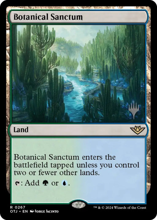 Botanical Sanctum (Promo Pack) [Outlaws of Thunder Junction Promos] - MTG Single