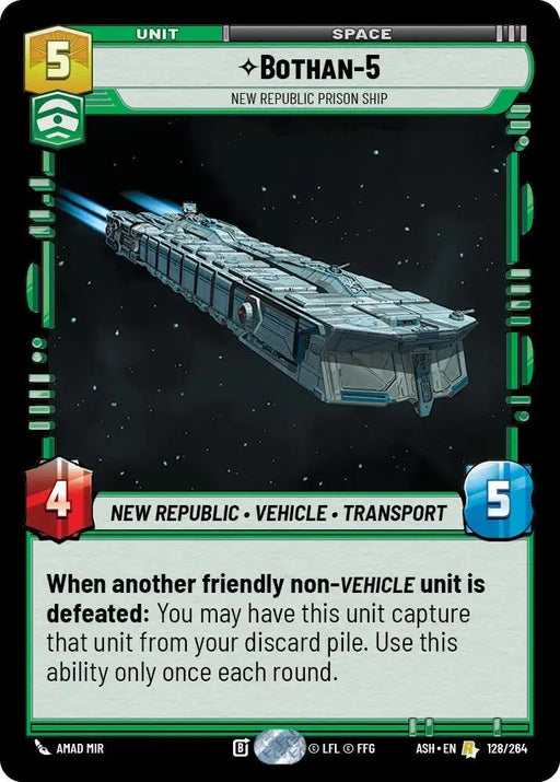 Bothan-5 - New Republic Prison Ship (128/264) [Ashes of the Empire]