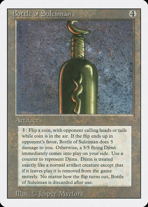 Bottle of Suleiman [Revised Edition] - MTG Single