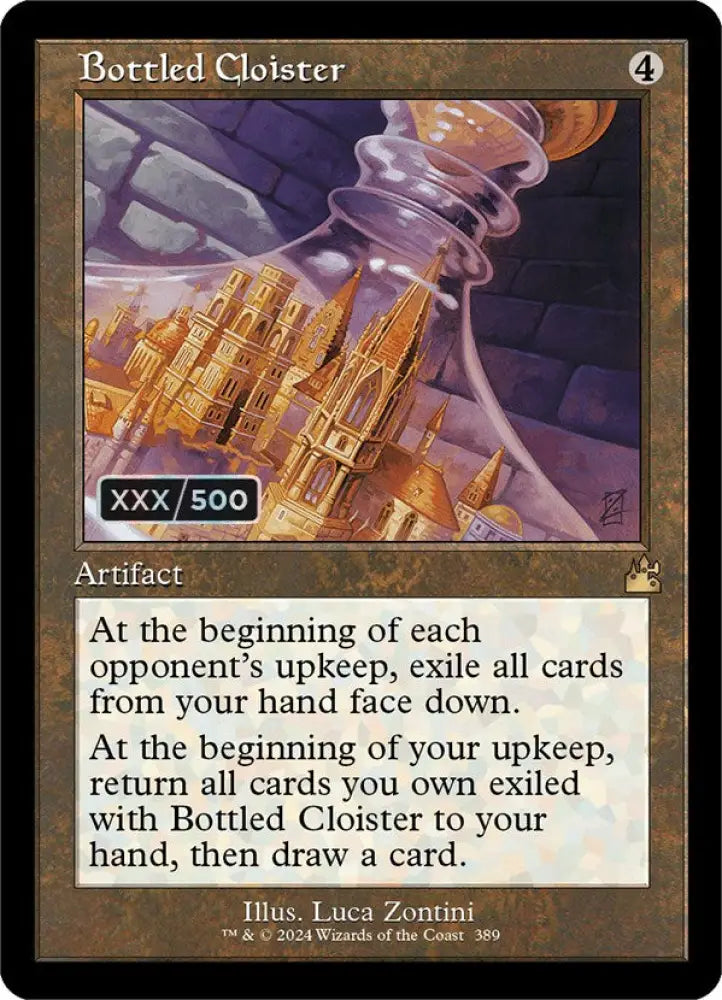 Bottled Cloister (Retro) (Serialized) [Ravnica Remastered] - MTG Single