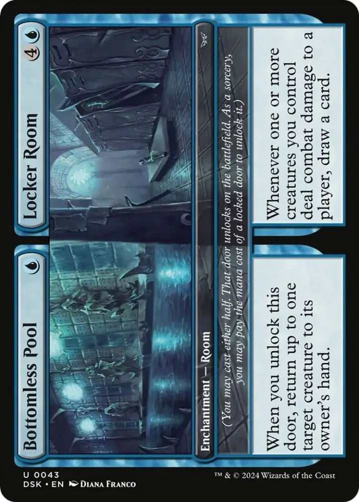 Bottomless Pool // Locker Room [Duskmourn: House of Horror] - MTG Single