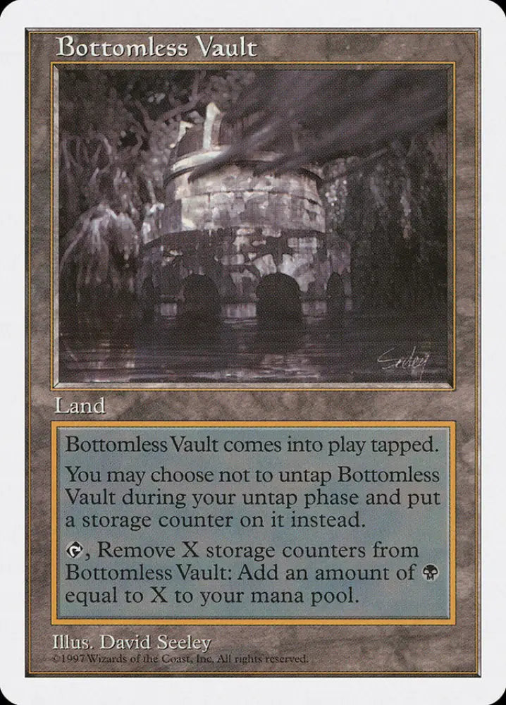 Bottomless Vault [Fifth Edition] - MTG Single