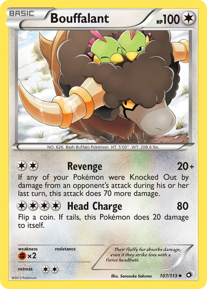 Bouffalant (107/113) [Black & White: Legendary Treasures] - Pokemon Single