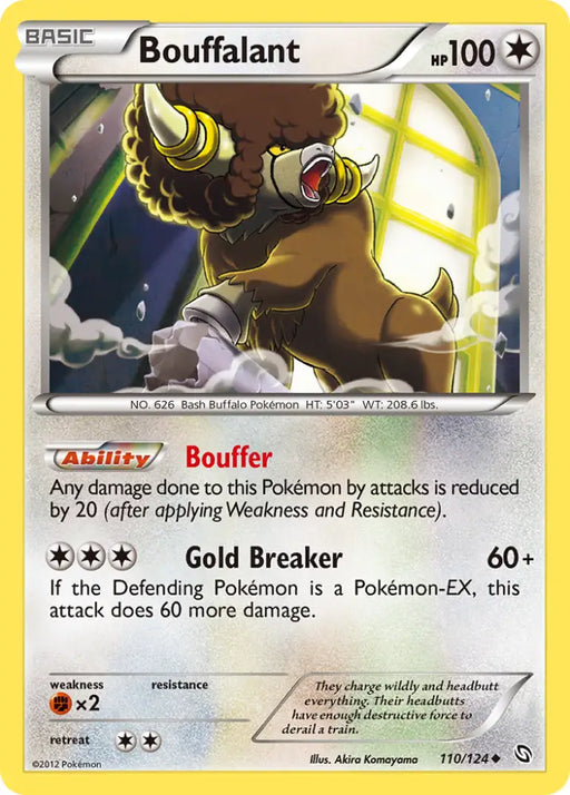Bouffalant (110/124) [Black & White: Dragons Exalted] - Pokemon Single