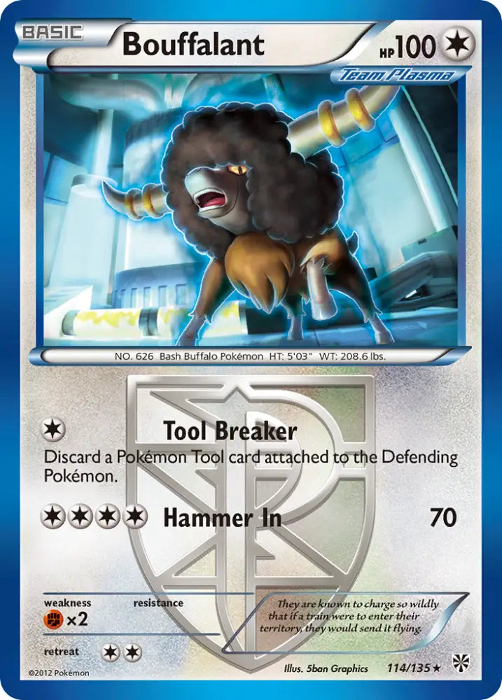 Bouffalant (114/135) [Black & White: Plasma Storm] - Pokemon Single