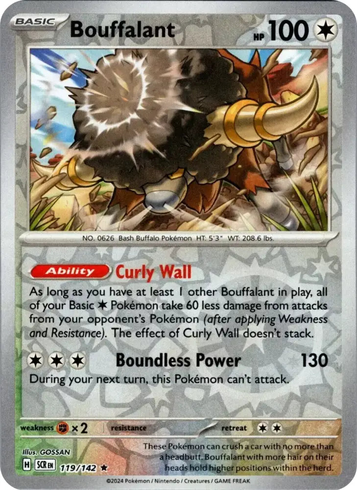 Bouffalant (119/142) [Scarlet & Violet: Stellar Crown] - Pokemon Single