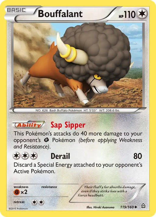 Bouffalant (119/160) [XY: Primal Clash] - Pokemon Single