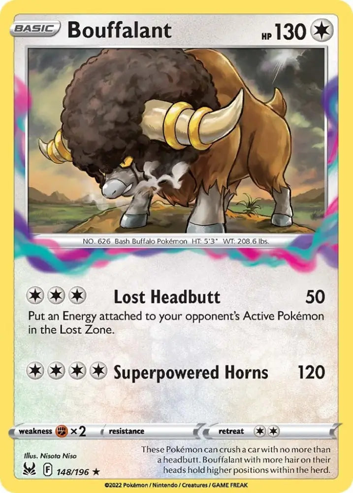 Bouffalant (148/196) [Sword & Shield: Lost Origin] - Pokemon Single