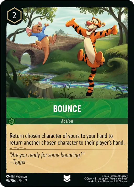 Bounce (97/204) [Rise of the Floodborn] - Lorcana Single