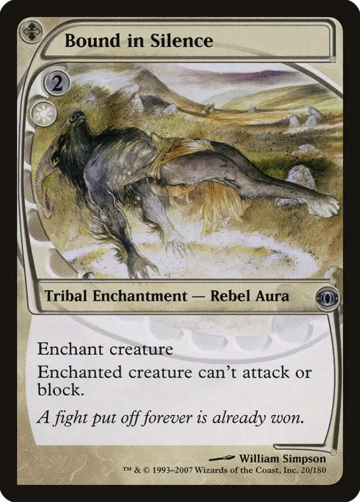 Bound in Silence [Future Sight] - MTG Single