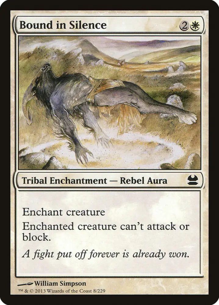 Bound in Silence [Modern Masters] - MTG Single