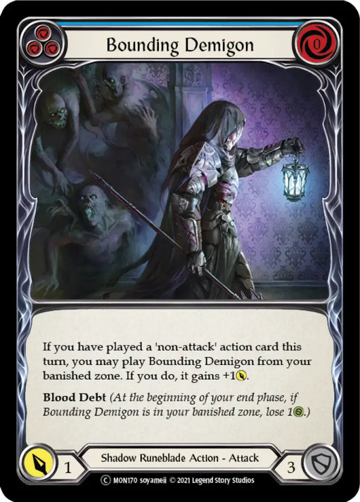 Bounding Demigon (Blue) [Monarch Unlimited] Unlimited Normal - Flesh And Blood Single