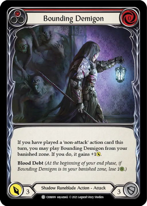 Bounding Demigon (Red) [Monarch Blitz Deck] - Flesh And Blood Single