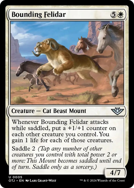 Bounding Felidar [Outlaws of Thunder Junction] - MTG Single