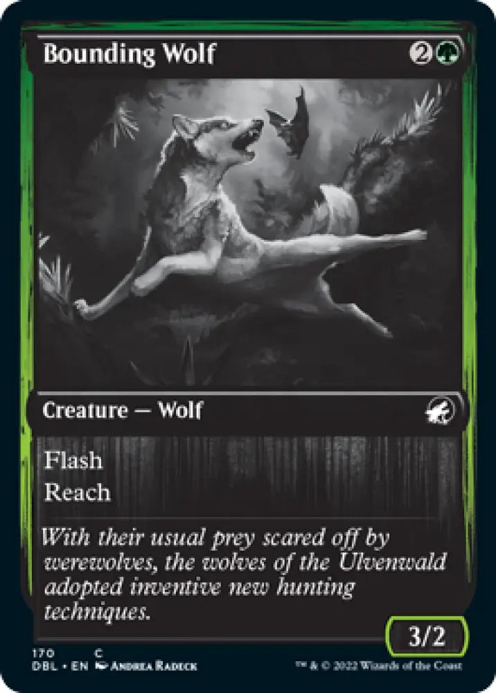 Bounding Wolf [Innistrad: Double Feature] - MTG Single