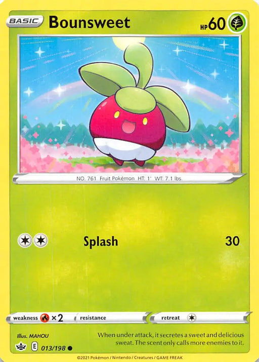 Bounsweet (013/198) [Sword & Shield: Chilling Reign] - Pokemon Single