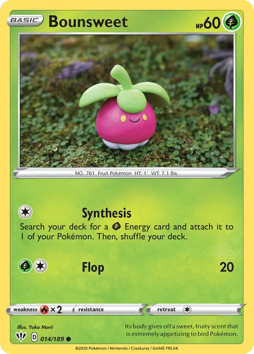 Bounsweet (014/189) [Sword & Shield: Darkness Ablaze] - Pokemon Single