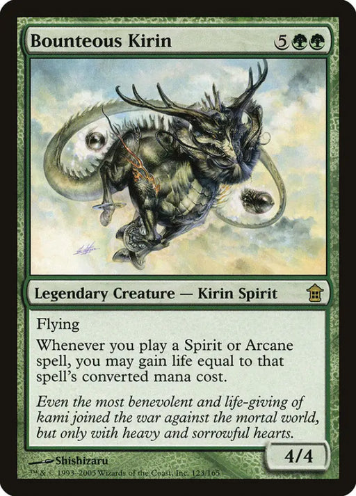 Bounteous Kirin [Saviors of Kamigawa] - MTG Single