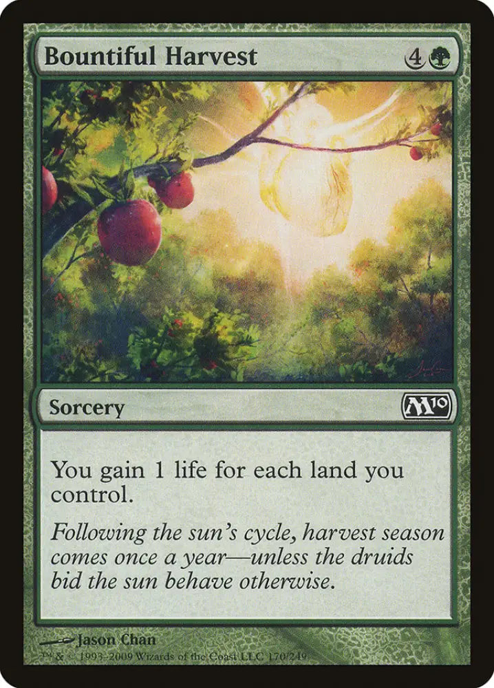 Bountiful Harvest [Magic 2010] - MTG Single
