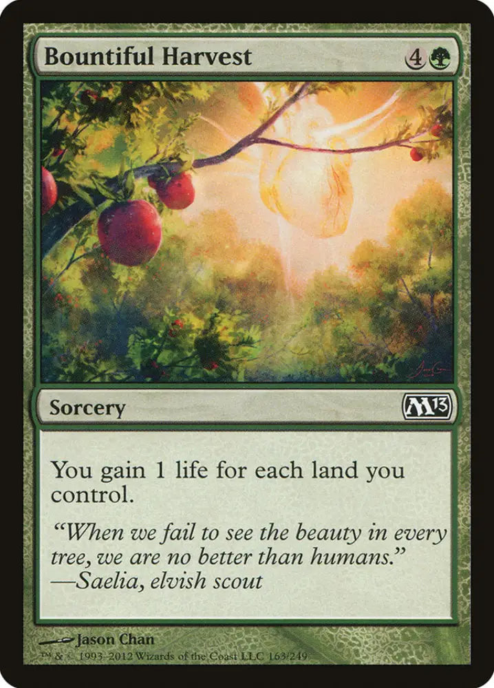Bountiful Harvest [Magic 2013] - MTG Single