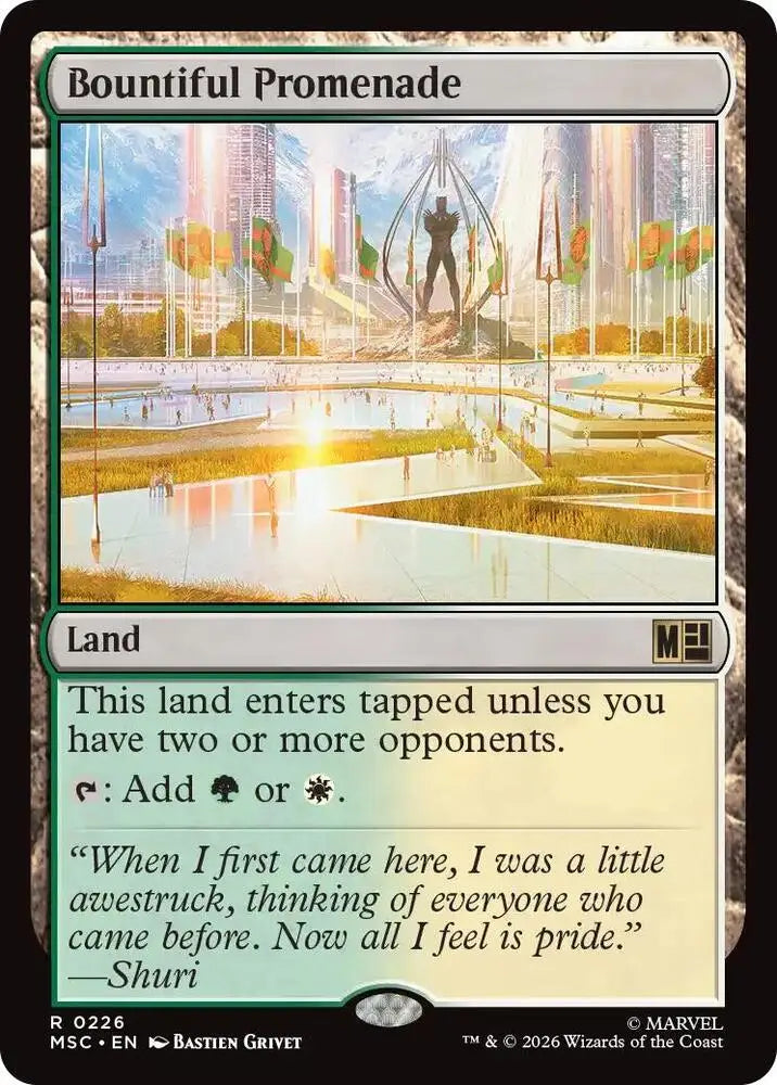 Bountiful Promenade (226) [Marvel Super Heroes Commander]