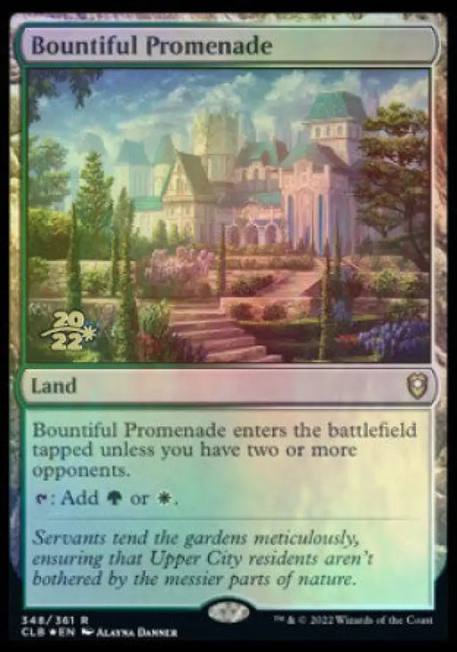 Bountiful Promenade [Commander Legends: Battle for Baldur’s Gate Prerelease Promos] - MTG Single