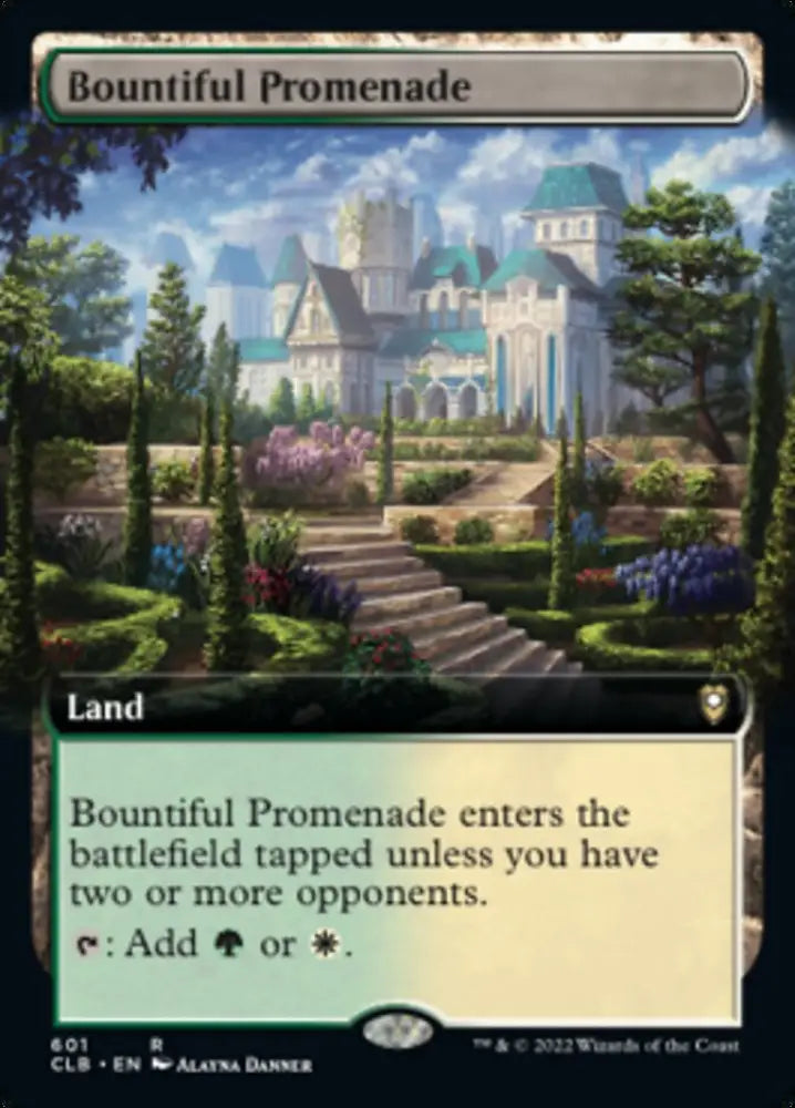 Bountiful Promenade (Extended Art) [Commander Legends: Battle for Baldur’s Gate] - MTG Single
