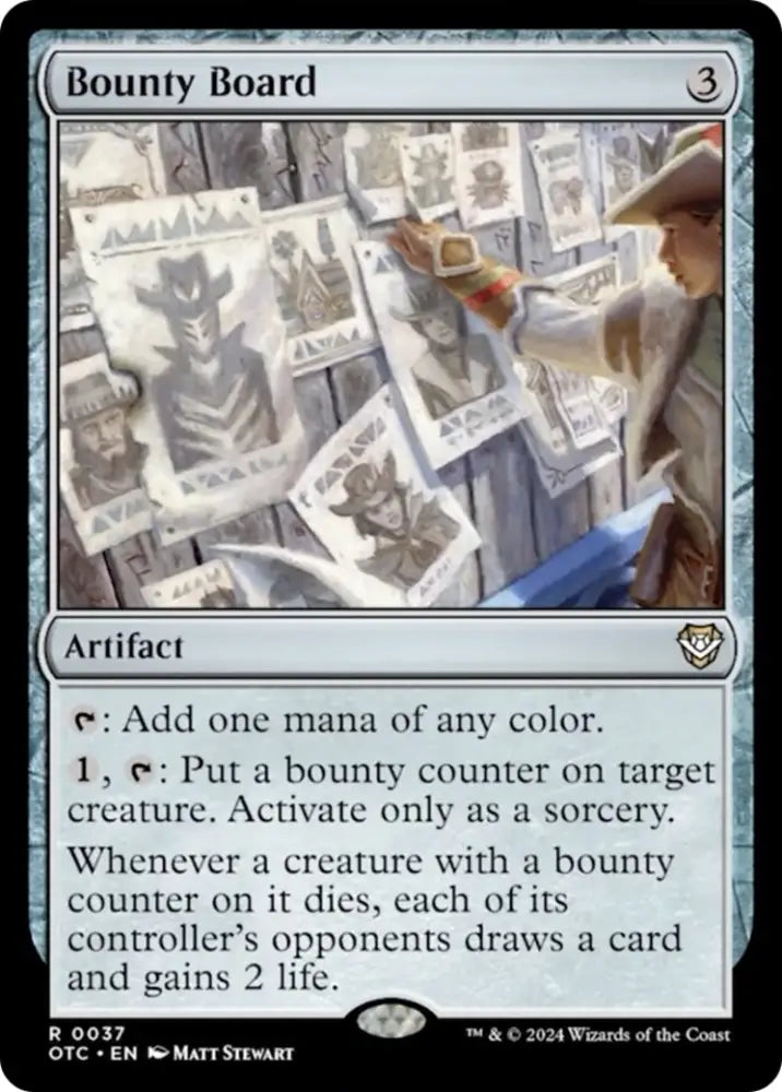 Bounty Board [Outlaws of Thunder Junction Commander] - MTG Single