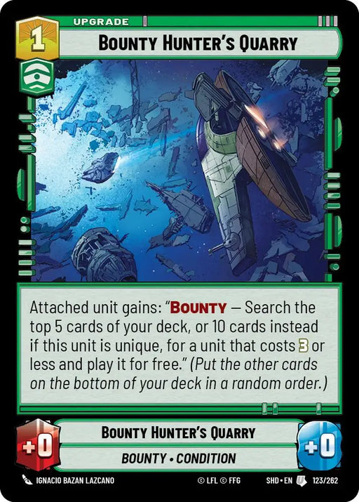 Bounty Hunter’s Quarry (123/262) [Shadows of the Galaxy] - Star Wars: Unlimited Single