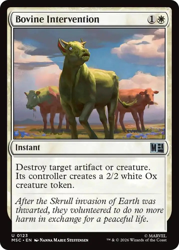 Bovine Intervention (123) [Marvel Super Heroes Commander]