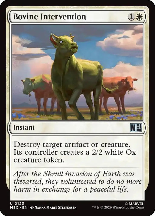 Bovine Intervention (123) [Marvel Super Heroes Commander]