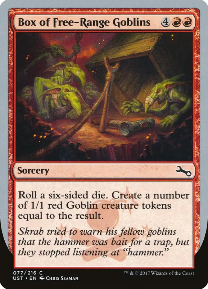 Box of Free-Range Goblins [Unstable] - MTG Single
