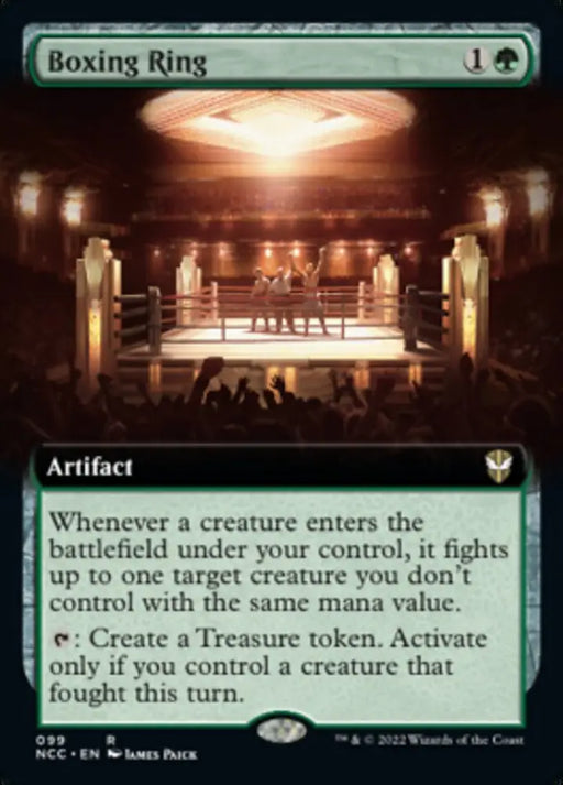 Boxing Ring (Extended Art) [Streets of New Capenna Commander] - MTG Single