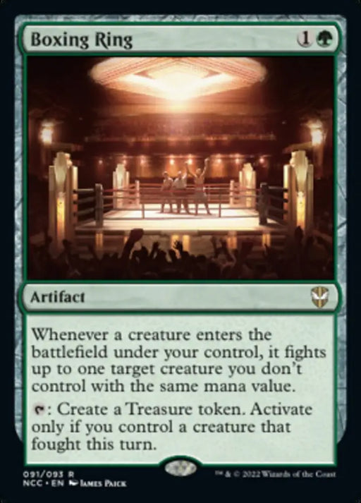 Boxing Ring [Streets of New Capenna Commander] - MTG Single