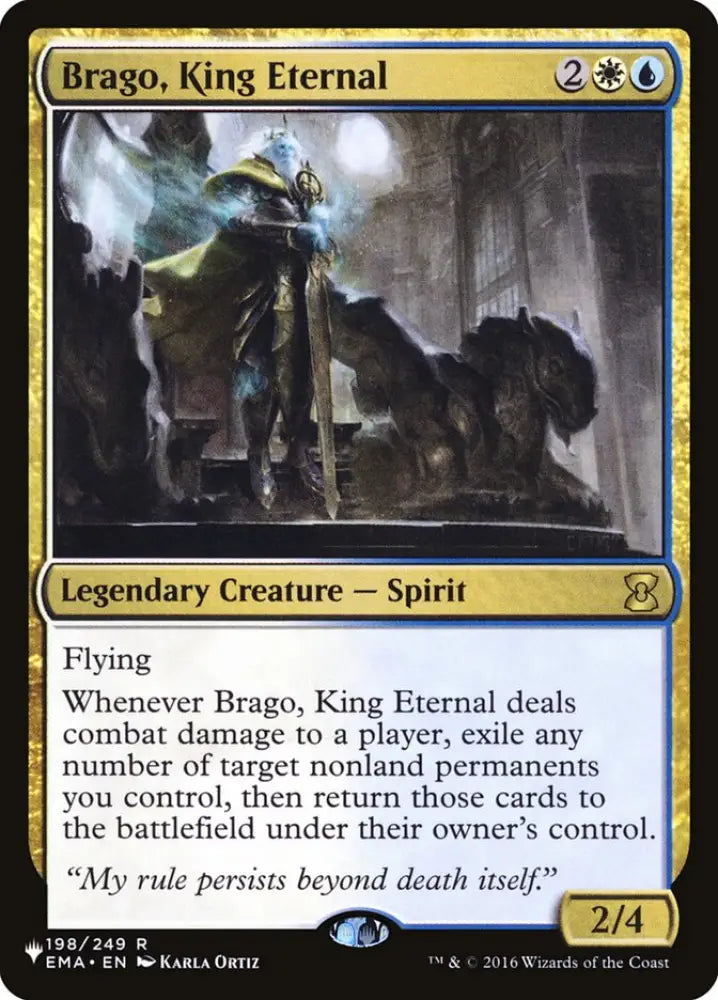 Brago King Eternal [The List] - MTG Single
