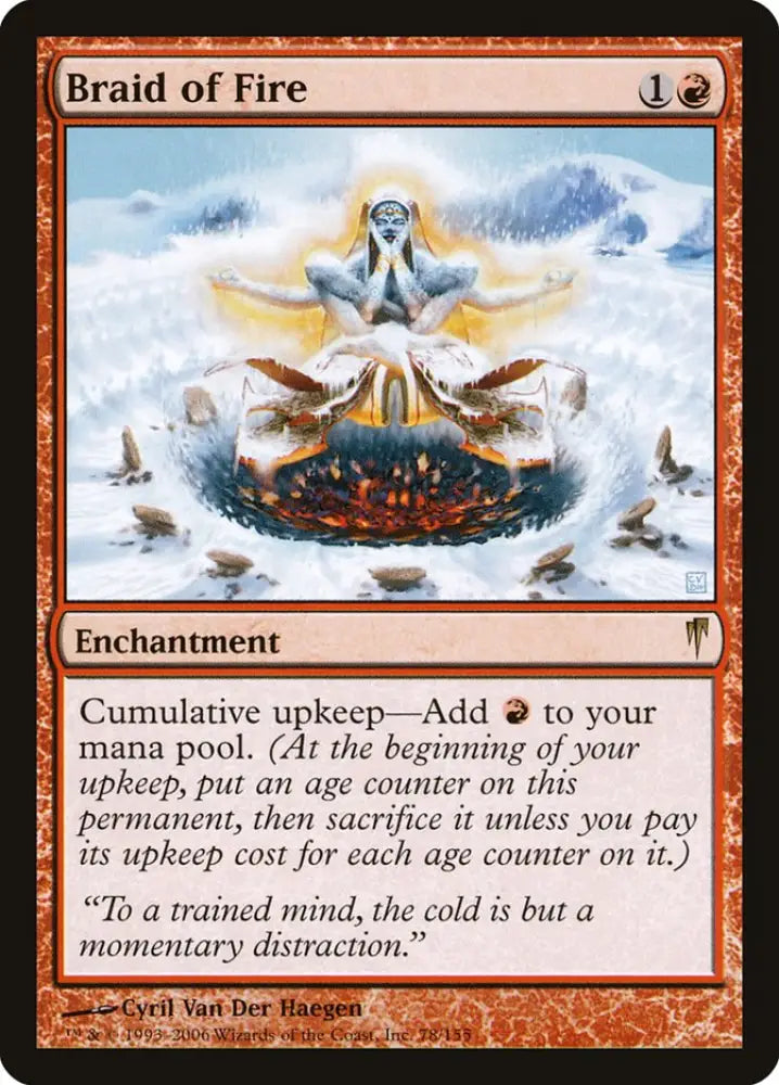 Braid of Fire [Coldsnap] - MTG Single