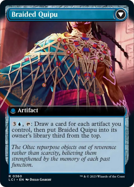 Braided Net // Braided Quipu (Extended Art) [The Lost Caverns of Ixalan] - MTG Single
