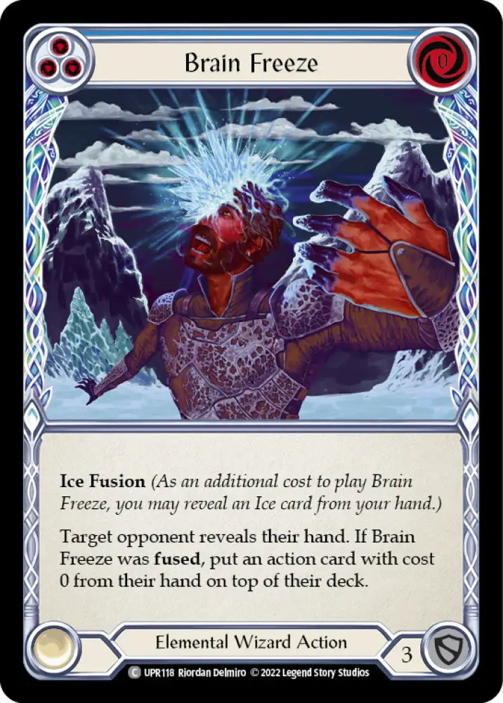 Brain Freeze (Blue) [Uprising] - Flesh And Blood Single