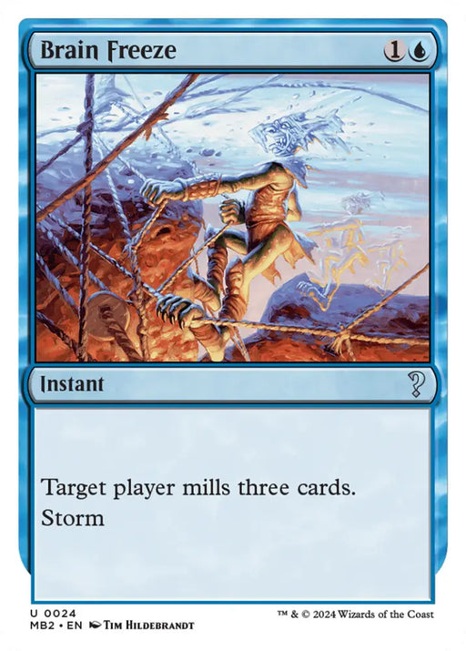 Brain Freeze (White Border) [Mystery Booster 2] - MTG Single