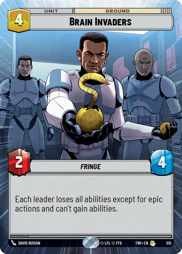 Brain Invaders (Hyperspace) (515) [Twilight of the Republic] - Star Wars: Unlimited Single