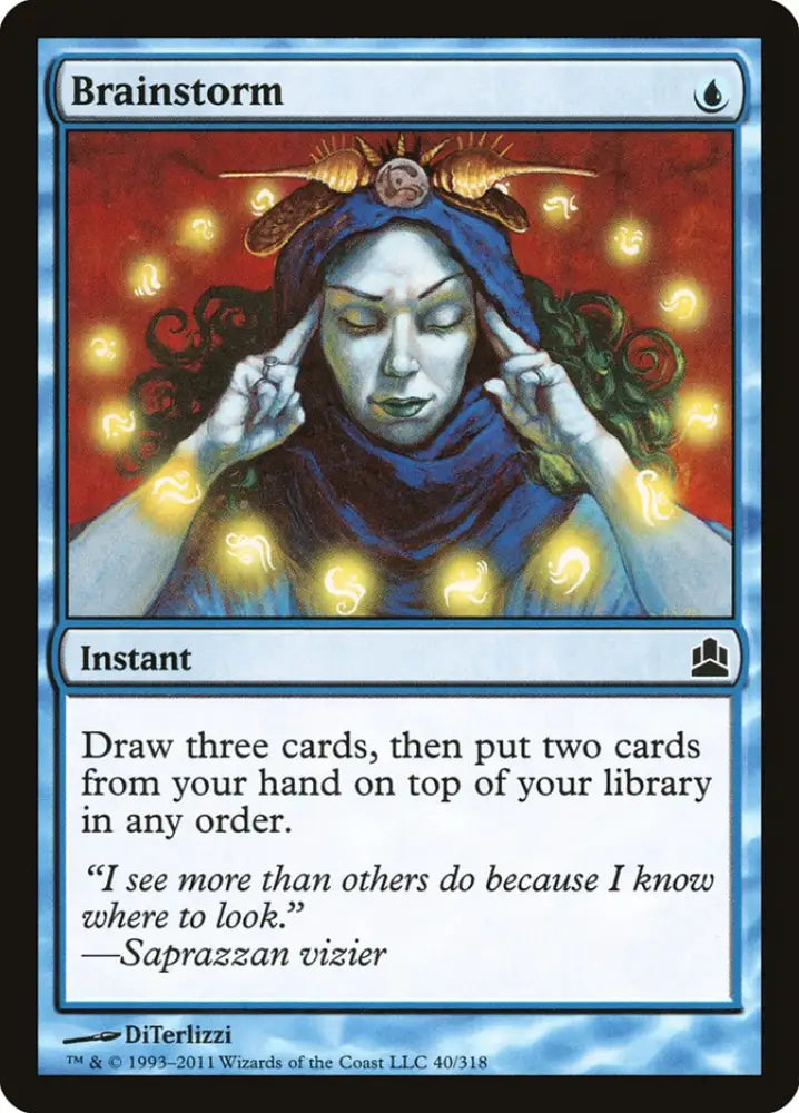 Brainstorm [Commander 2011] - MTG Single