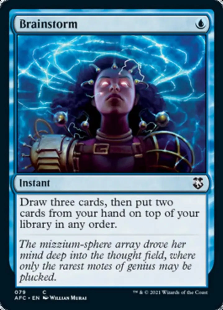 Brainstorm [Dungeons & Dragons: Adventures in the Forgotten Realms Commander] - MTG Single