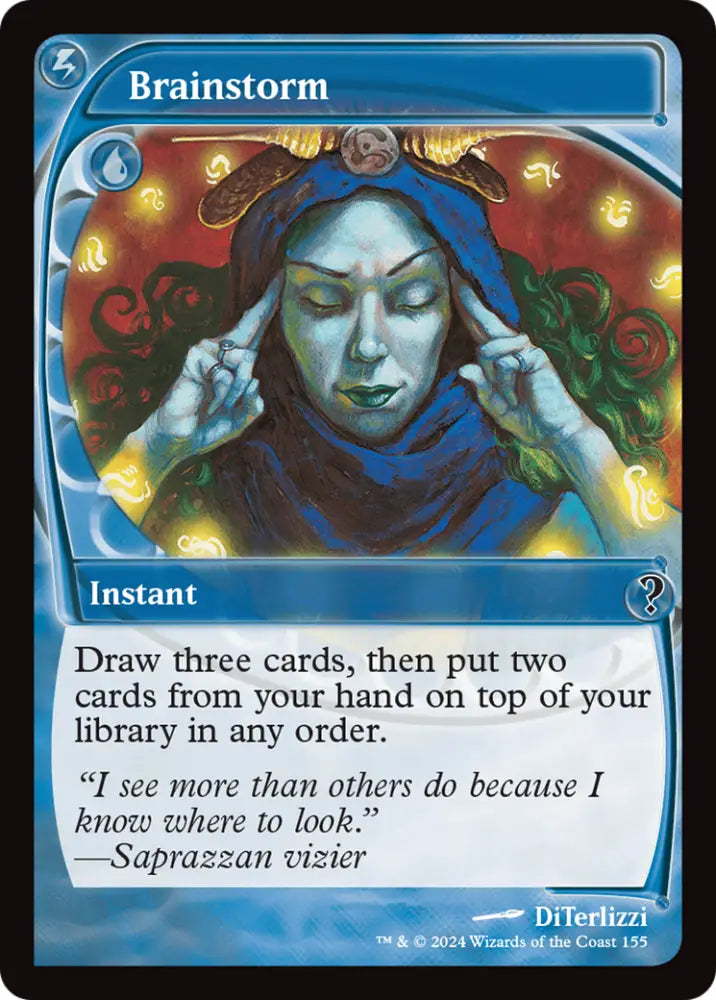 Brainstorm (Future Sight) [Mystery Booster 2] - MTG Single