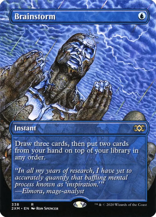 Brainstorm (Toppers) [Double Masters] - MTG Single