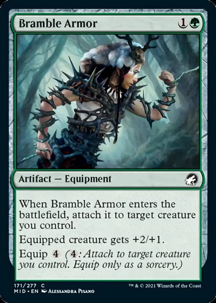 Bramble Armor [Innistrad: Midnight Hunt] - MTG Single