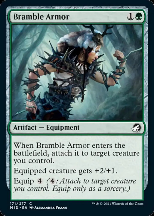 Bramble Armor [Innistrad: Midnight Hunt] - MTG Single